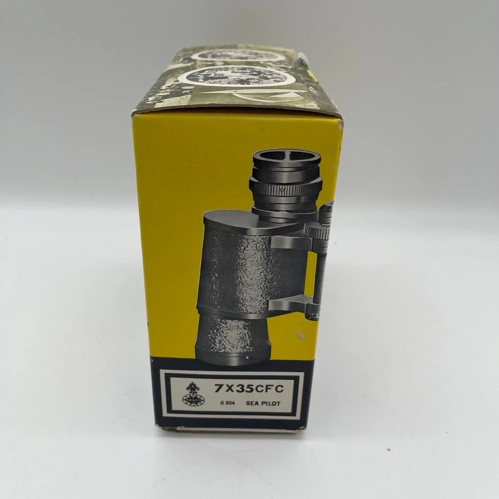 Tasco Sea Pilot 7x35CFC Binoculars Model 304 Black with Case and Box